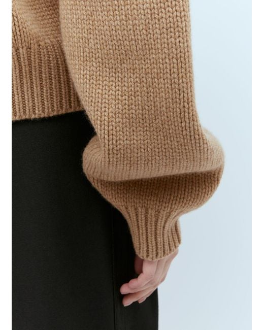 Khaite Gray Amaris Cashmere Sweater