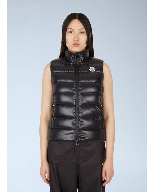 Moncler Black Ghany Sleeveless Jacket