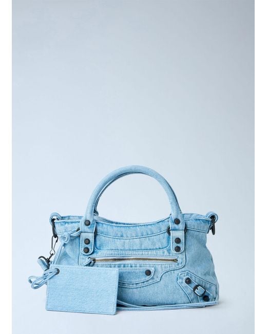 Balenciaga Blue Le City First Handbag