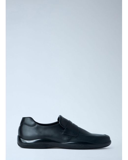 Prada Multicolor Leather Loafers for men