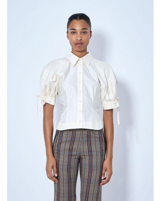 Vivienne Westwood White Cotton Poplin Shirt