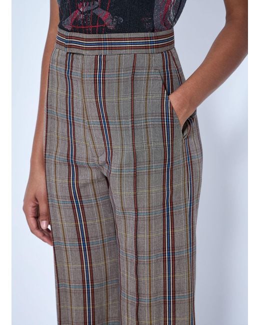 Vivienne Westwood Natural Wide Leg Trousers