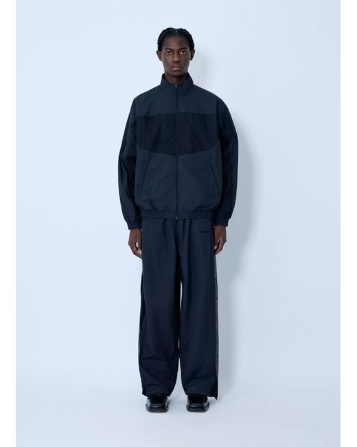 Vetements Blue Mesh Panel Track Jacket for men