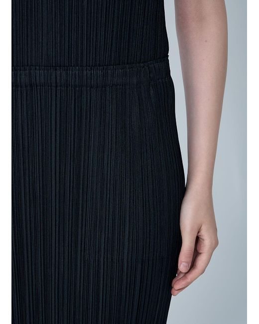 Pleats Please Issey Miyake Black Pleated Skirt