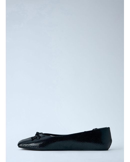 Abra Black Double Shoe Flats