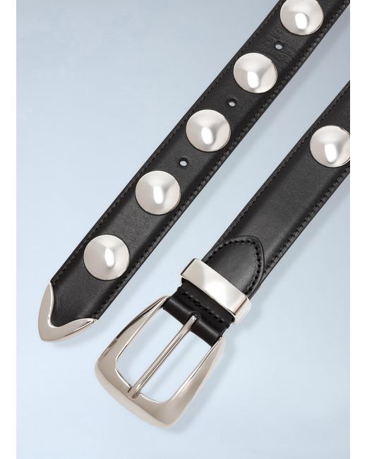 Khaite Black Benny Studded Belt
