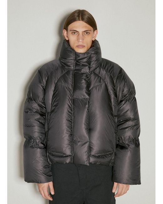 Entire studios Gray Uvr Puffer Down Jacket