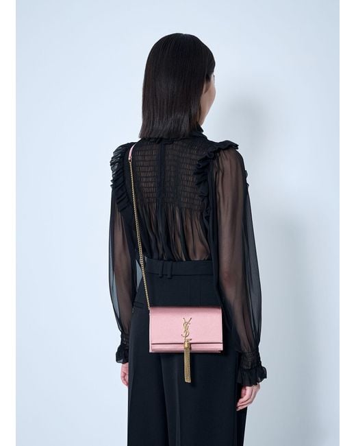 Saint Laurent Multicolor Small Kate Shoulder Bag