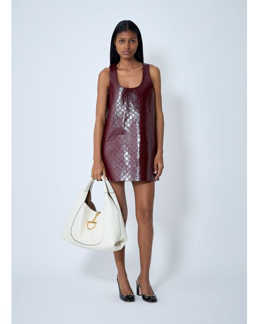 little leather dress Bodycon Mini Dress - Faux Leather Dress - Twist Front Mini Dress main image 0