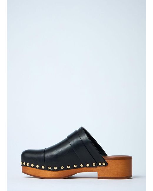 Chloé White Chloã Jeanette Wedge Clog