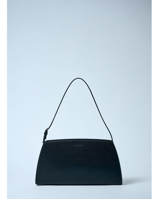 The Row Blue Dalia Baguette Shoulder Bag