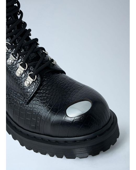 Dr. Martens Blue 1490 Pascal Steel Toe Boots