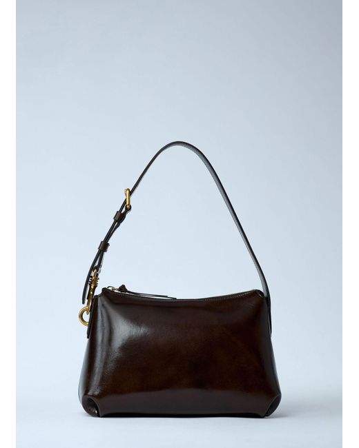 Dries Van Noten White Leather Shoulder Bag