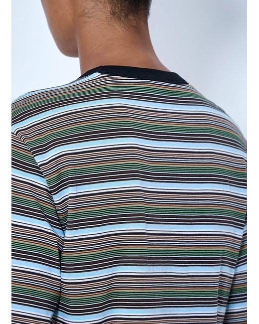 Marni Blue Striped Crewneck T-Shirt