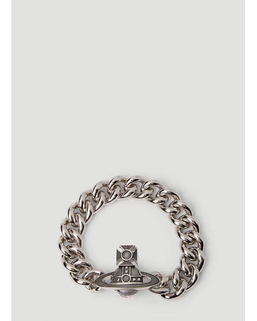 Vivienne Westwood Hilario Bracelet in Metallic for Men Lyst Australia
