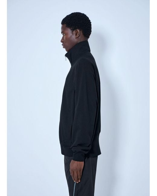 Rick Owens Blue High-Neck Zip-Up Jacket for men