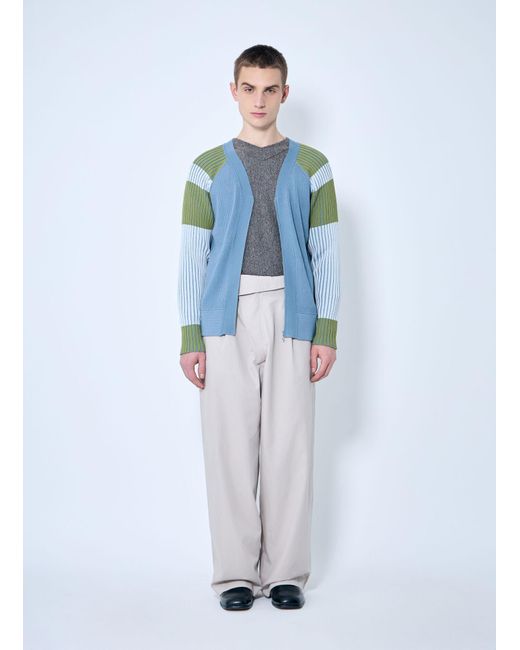 Kiko Kostadinov Blue Inex Cardigan for men