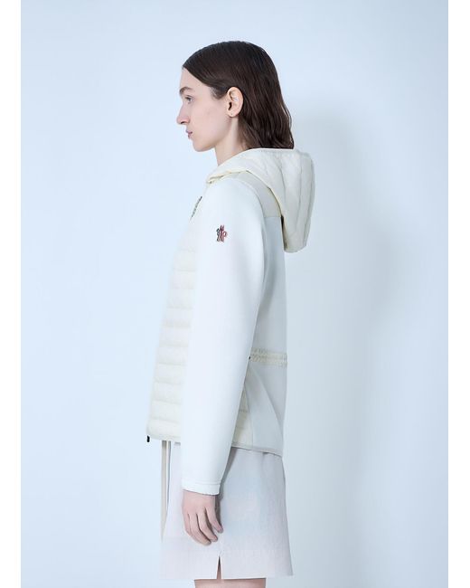 Moncler Blue Hooded Puffer Jacket