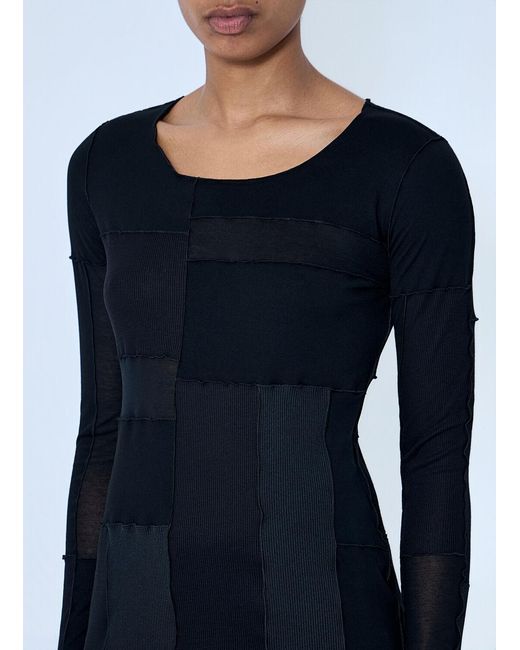 Limi Feu Blue Patchwork Long T-shirt