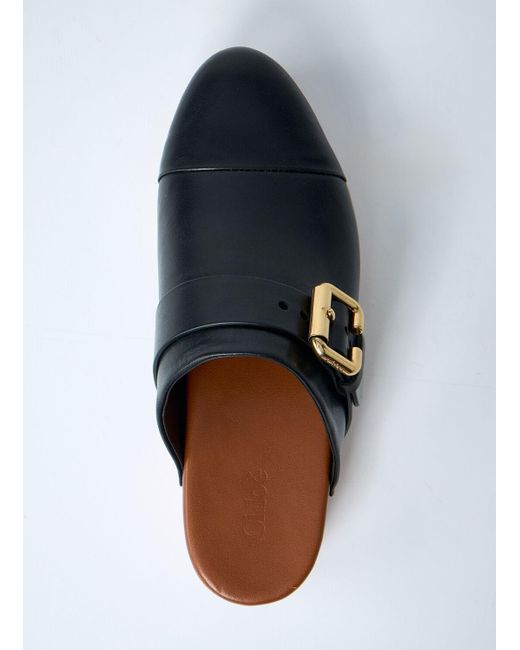 Chloé White Chloã Jeanette Wedge Clog