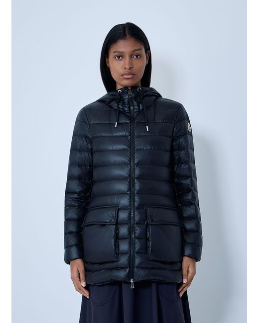 Moncler Blue Jasmin Short Parka Jacket