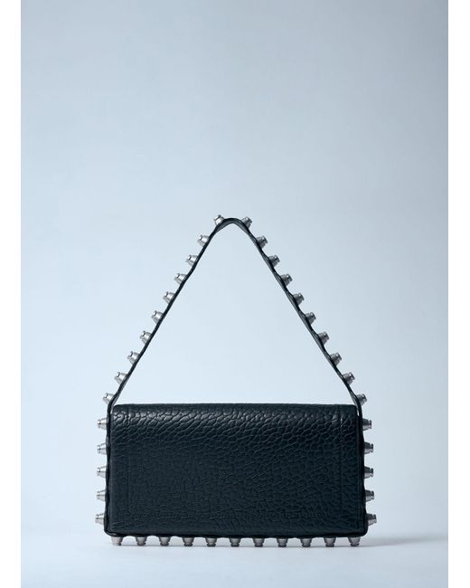 Alexander Wang Blue Roz Flap Shoulder Bag