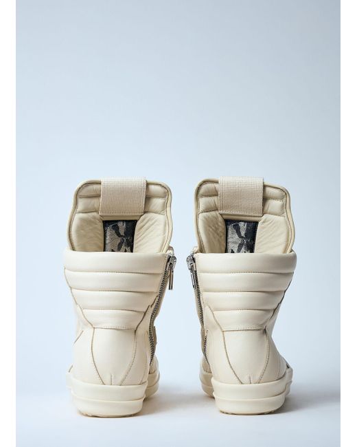 Rick Owens Blue Mega Bumper Geobasket Sneakers for men