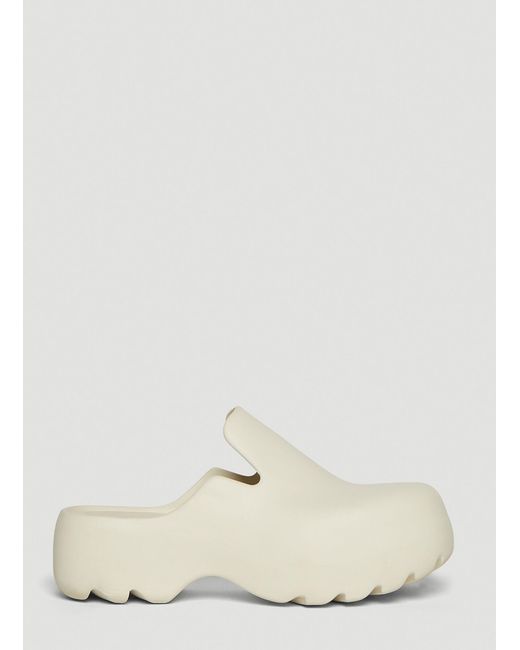 Bottega Rubber Flash Clogs in White for Men Lyst