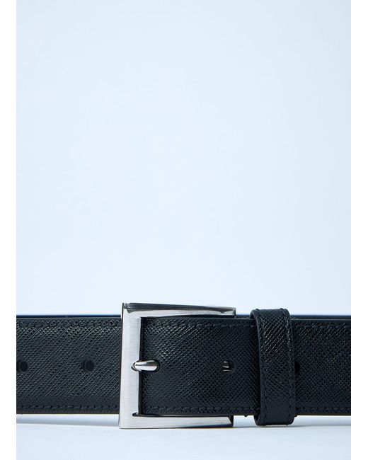 Prada White Leather Belt for men
