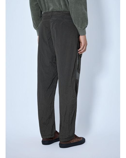 Stone Island Gray Utility Cargo Pants for men