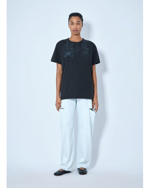 Maison Margiela Black Numbers Regular T-Shirt