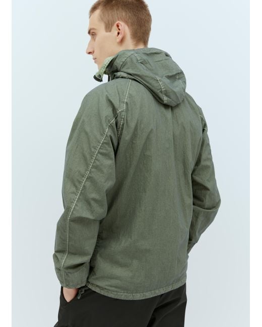 C.P. Company 50 Fili Gum Mixed Google Jacket in Green for Men
