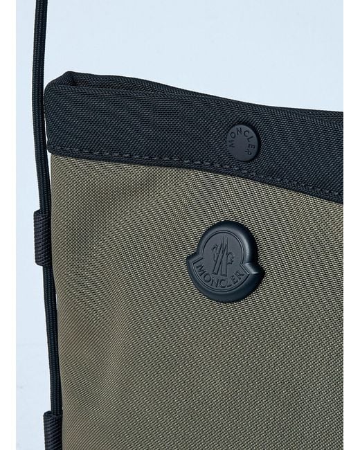 Moncler Blue Crossbody Phone Case Pouch for men