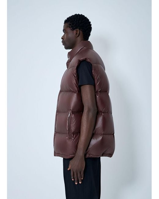 Prada Purple Re-Nylon Down Vest for men