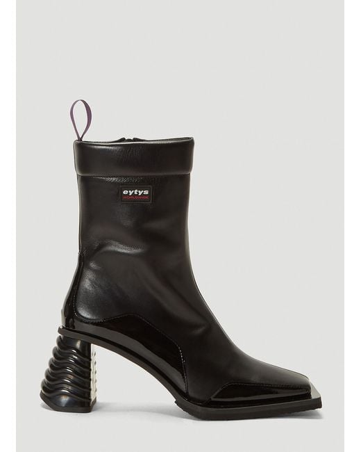 Eytys Black Gaia Leather Boots