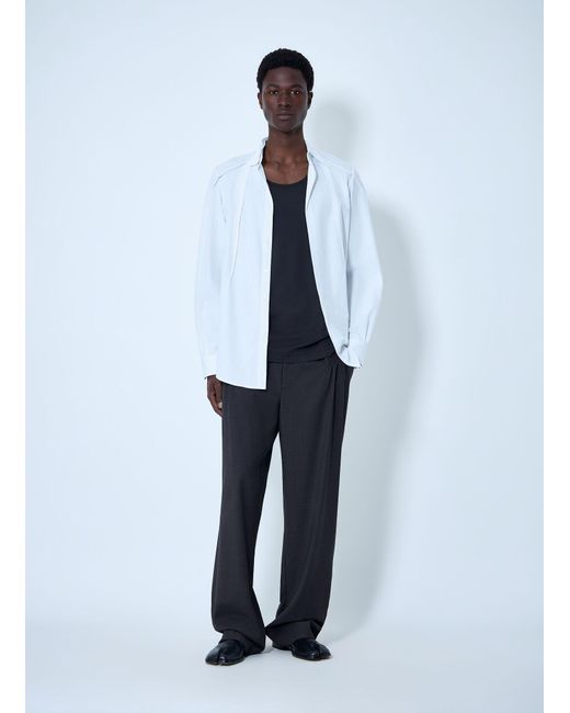 Kiko Kostadinov Blue Elasticated Waist Tailored Trousers for men