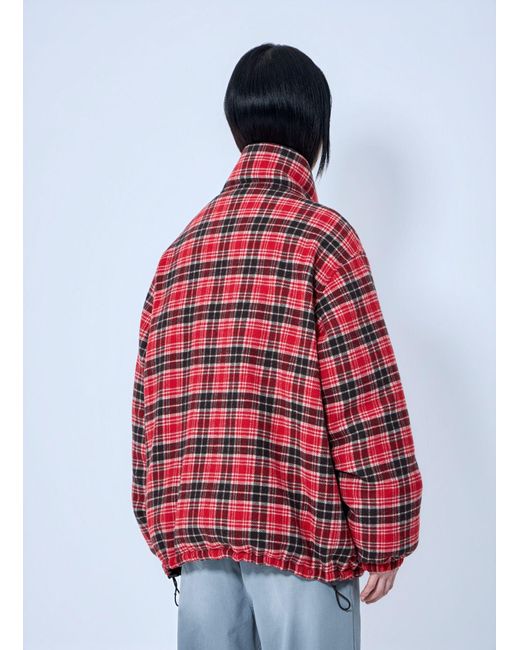Miu Miu Gray Padded Jacket With High Collar