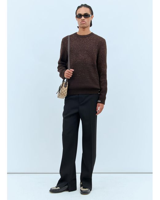 Gucci Multicolor Sequin Crewneck Sweater for men