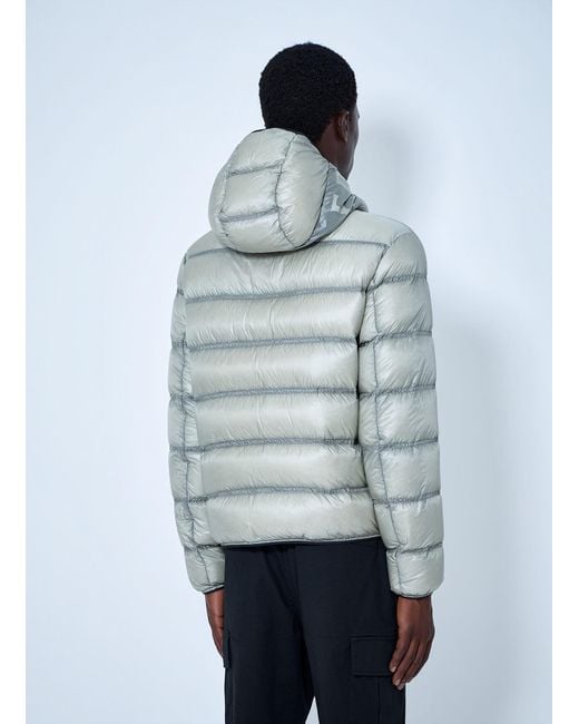 Moncler Blue Guadiana Hooded Down Jacket for men