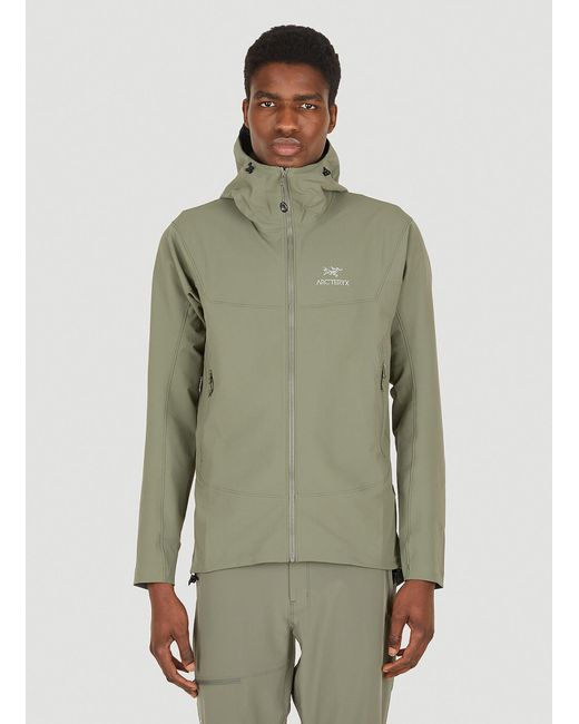 Arc'teryx Synthetic Gamma Lt Hooded Jacket in Khaki (Green) for Men | Lyst