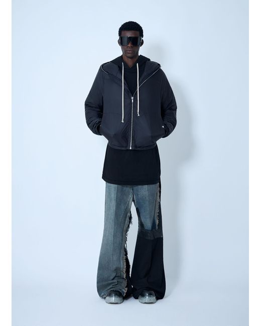 Rick Owens Blue Drkshdw Sealed Winbreaker Jacket for men