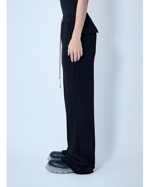 Rick Owens Blue Dietrich Drawstring Pants for men