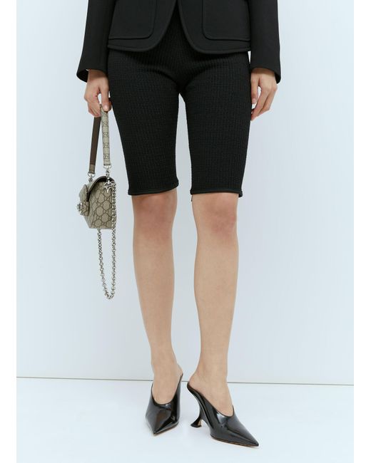 Gucci Black Knitted Shorts