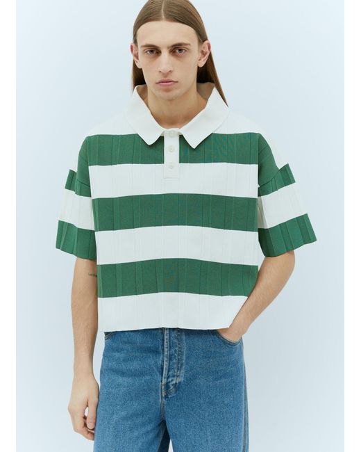 Jacquemus Green Le Polo Bimini Shirt for men