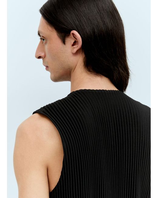 Homme Plissé Issey Miyake Black Tailored Pleats 1 Top for men