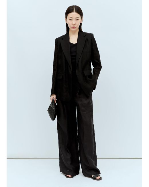 Chloé Black Buttonless Tailored Blazer