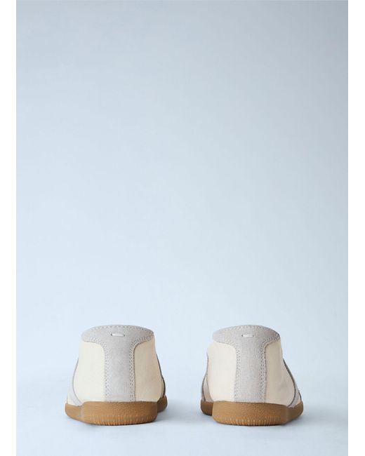 Maison Margiela White Replica Soft Laced Ballerinas