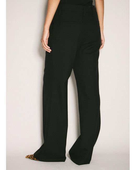 Prada Black Wool Gabardine Pants