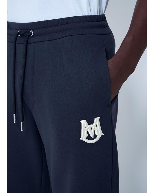 Moncler Blue Logo Motif Track Pants for men