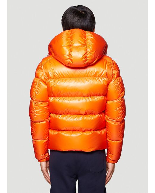 Moncler Orange Tarnos Padded Shell-down Jacket for men